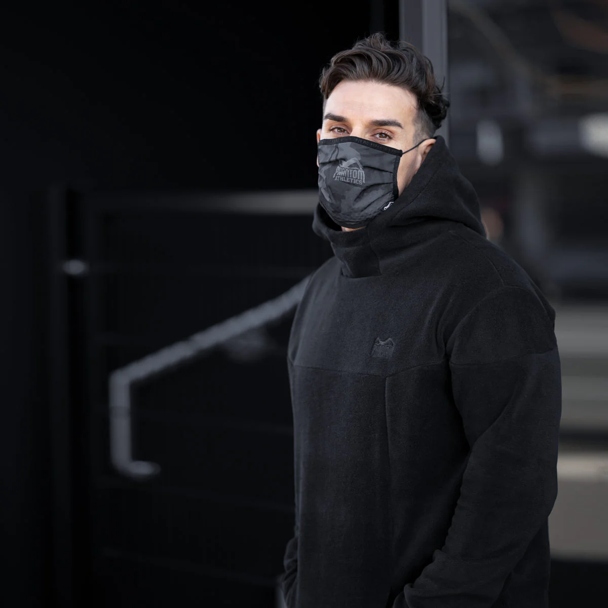 Gesichtsmaske Tactic - Schwarz Camo - Image 6